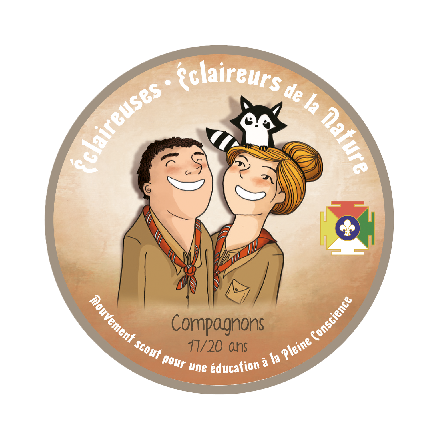 autocollant compagnons