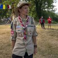 chef cheftaine - chapeau - foulard - drapeaux