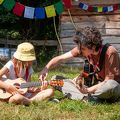 partage - activité scout - musique - guitare  - travail en équipe