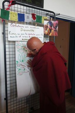 matthieu Ricard - écriture - stand - edln
