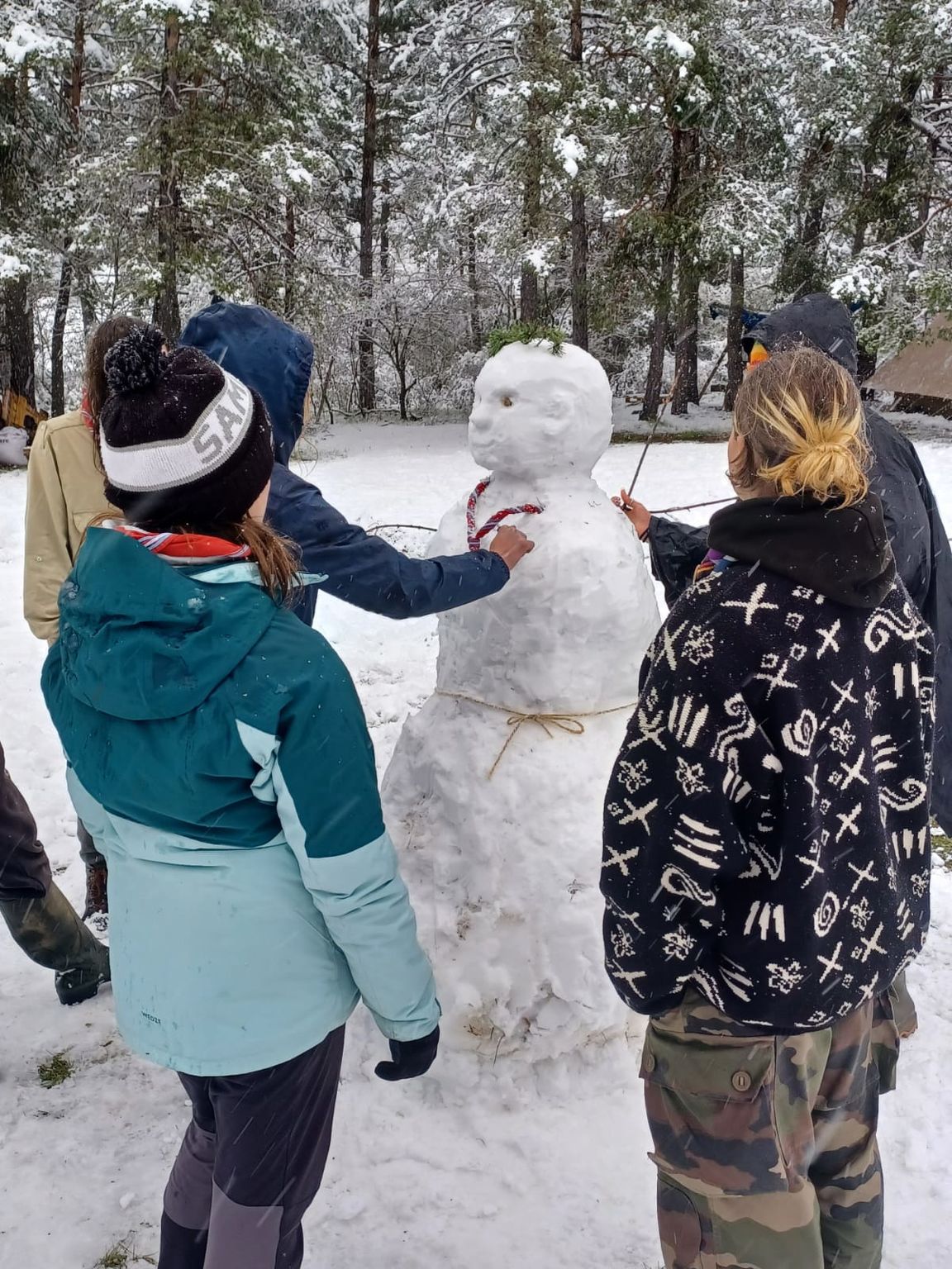 chef cheftaine - neige - camps - formation - ensemble - activité