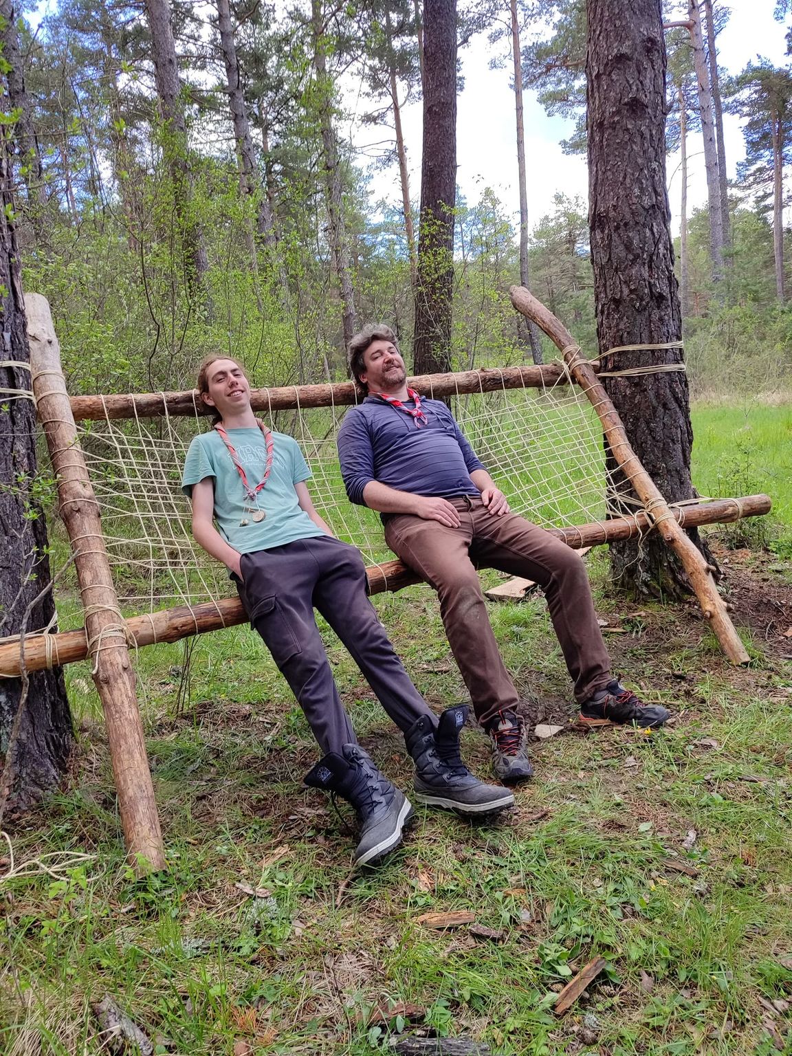 caravane - formation - chef cheftaine - construction - banc