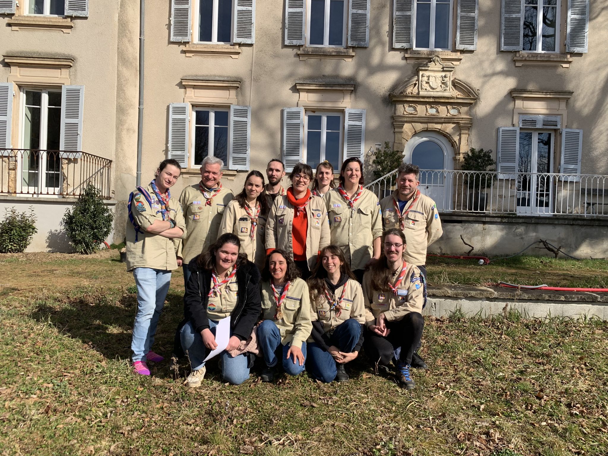membres du ca week-end scout février 2025 Villecheneve