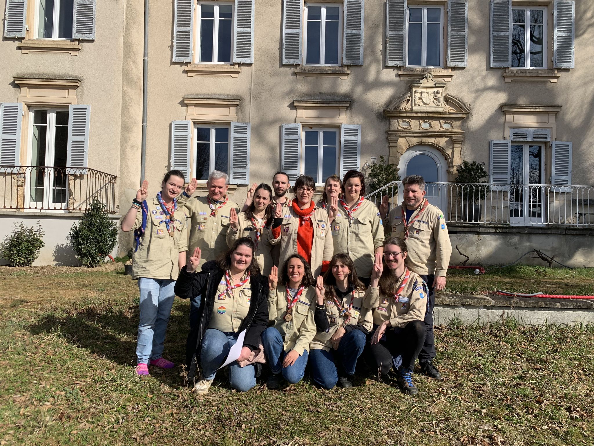 membres du ca week-end scout février 2025 Villecheneve officielle