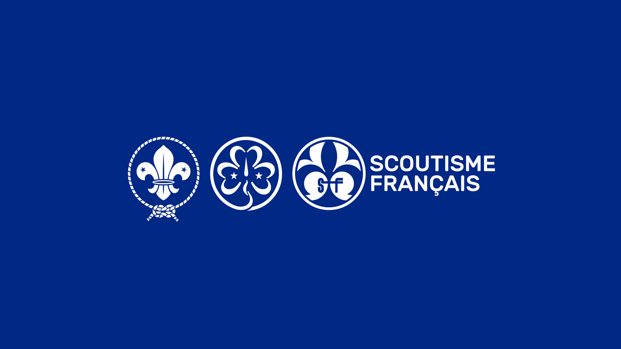logo scoutsime francais fond bleu marine